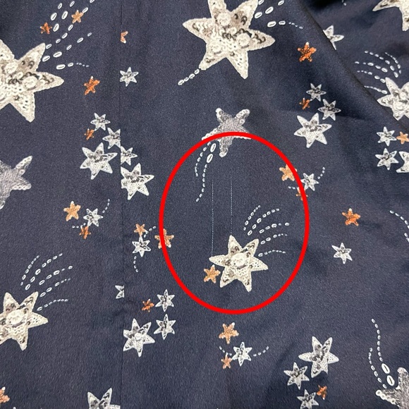 ✨Host Pick✨Self-Portrait Ruched Star Print Satin Dress - Picture 13 of 14